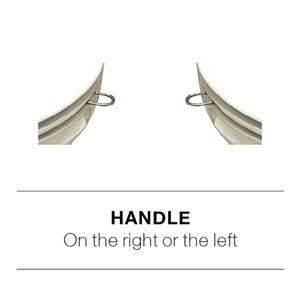 Siège de toilette traditionnel réglable avec charnières fixes et poignée latérale droite - Product Image 5