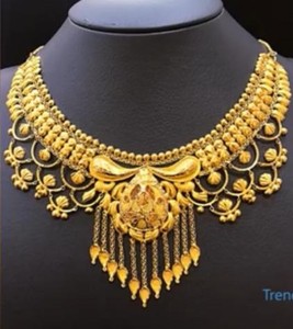 Conjuntos de joyas de Dubái chapadas en oro de 24K, collar de novia, joyería brasileña chapada en oro, conjunto de joyería de boda africana - Product Image 5