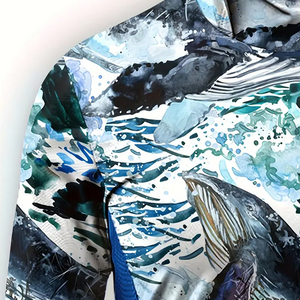 Sudadera con Capucha de Pesca con Protección Solar UV para Hombre, Diseño de Logotipo Personalizado, Sublimada, UPF 50, Servicio OEM - Product Image 3