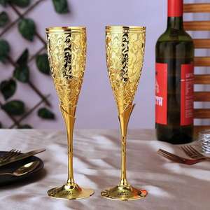 Luxury Design Brass <b>Wine</b> Glass with Handmade <b>Goblet</b> Smooth Finish for Promotional & Gift Items Use Available for Wholesale Price - Product Image 1