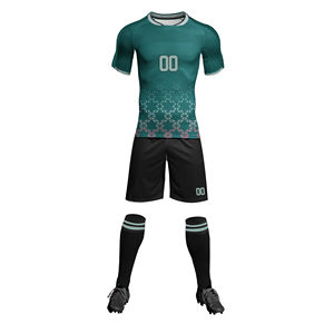 Uniformes de Fútbol Personalizados para Hombre, Último Estilo de Fábrica, Talla Grande, Alta Calidad, Ligeros, de Secado Rápido, Transpirables, 100% Poliéster, con Nombre y Logotipo - Product Image 3
