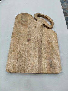 Tabla de cortar moderna de madera, elegante tabla de cortar de madera maciza con superficie lisa, duradera y fácil de mantener, ideal para uso diario. - Product Image 1