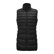 Veste matelassée épaisse à capuche de créateur surdimensionnée en duvet noir personnalisée pour homme, veste gonflée brillante avec manches - Product Image 2