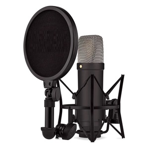 Microphone à condensateur NT1 Signature Series scellé en usine avec suspension antichoc SM6 et filtre anti-pop pour l'enregistrement vocal - Product Image 1