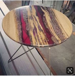 APPORTER ET DU BOIS Meilleure qualité Mobilier de maison de luxe Bois de noyer massif Restaurant Salle à manger Café Rivière Cuisine Époxy - Product Image 6