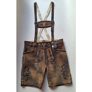 Mens Real Leather Bavarian Oktoberfest Shorts Venta al por mayor - Product Image 6