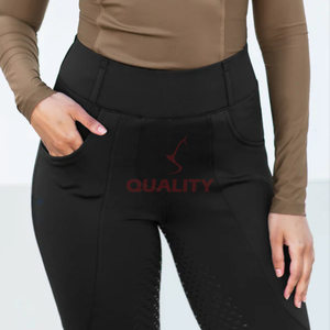 Vente chaude haute performance femmes culotte d'équitation coupe ajustée léger respirant élégant durable confortable pantalon équestre - Product Image 6
