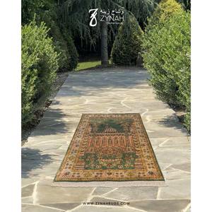Tapis de prière islamique moderne de qualité supérieure, en soie pure, à motifs floraux, pour un usage domestique, antidérapant, à poils longs, prix d'usine en provenance d'Inde - Product Image 2