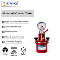 DRYQ Mortar Air Content Analyzer High Accuracy (0.1% ~ 0.5% FS) IP55 Protection Rapid Testing Built-in Pressure Pump 1 Year
