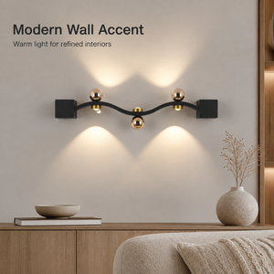Modern <b>Led</b> Wall Lamp Metal 3000K Indoor Decorative For <b>Bedroom</b> Living Room Dining Room Study Room Wall Mounted - Product Image 2