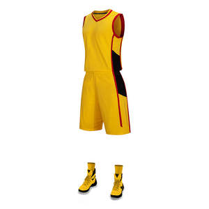 Nouvel ensemble de maillots de basket-ball vierges pour impression personnalisée, uniforme de basket-ball tendance, vêtements de basket-ball pour adultes - Product Image 5