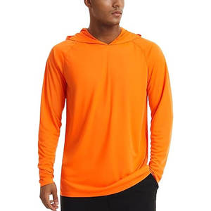 Chemise à capuche de protection solaire UPF 50+ pour hommes, pêche, course à pied en plein air, chemises anti-UV, séchage rapide, manches longues - Product Image 1