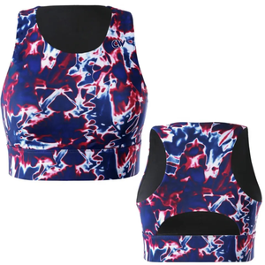 Soutien-gorge de sport respirant à maintien élevé pour femme en Spandex/Nylon, idéal pour le fitness et la gym, nouvelle collection 2025, soutien-gorge de yoga fabriqué au Pakistan, personnalisable OEM - Product Image 3