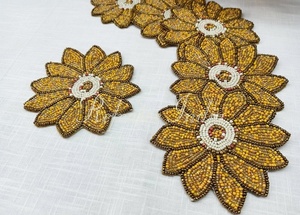 Decorative Beaded <b>Table</b> <b>Coaster</b> Bulk Supplier and Manufacture by Refratex India Made in India for Best Quality and Low Price - Product Image 5