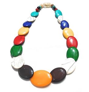 Collier rond en résine de qualité supérieure au design unique, fait à la main, peint à la main, bricolage, mode, bombastic, décoration de mariage, décoration de vacances - Product Image 4