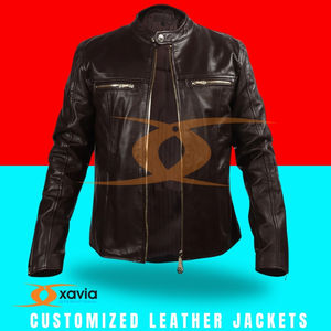 Veste réversible et imperméable en cuir véritable 100% personnalisable pour homme/femme, prix de gros, cuir véritable, grande taille - Product Image 4