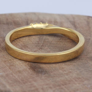 Venta al por mayor de lujo 925 anillo de plata de estilo clásico con chapado en oro amarillo para bodas y fiestas - Product Image 4