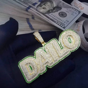 จี้เงินแท้ S925 รุ่น B11 ประดับเพชรแบบ Iced Diamond เครื่องประดับคุณภาพสูง สไตล์ฮิปฮอป จี้ผู้ชาย เพชรโมอิสซาไนต์ VVS จี้และชาร์มคุณภาพสูง - Product Image 5