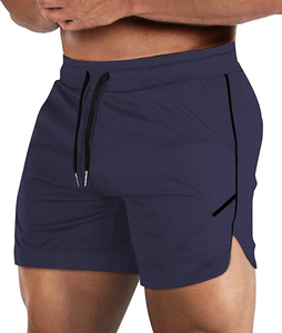 <b>MENS</b> FITNESS LIGHTWEIGHT WORKOUT <b>SHORTS</b> <b>ZIP</b> <b>POCKET</b> GYM RUNNING LINERLESS BODYBUILDING CUSTOM LOGO DIRECT FACTORY WHOLESALE NEW - Product Image 4