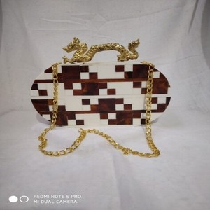 Boîte à bijoux et sac en résine effet marbre vert antique de haute qualité, design durable, imperméable, écologique, grande capacité - Product Image 5