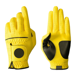 ถุงมือกอล์ฟหนังแท้แบบไม่ลื่นระบายอากาศสินค้านักกอล์ฟพร้อมมือซ้าย - Product Image 1