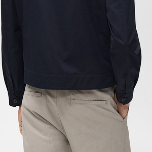 Blouson Bomber Coupe Classique Homme Nouvelle Arrivée Prix Abordable Vestes Tendance 2026 Personnalisable OEM Décontracté Couleur Unie Design Mode - Product Image 6