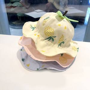 Precio barato-sombreros lindos-Sombrero de cubo de algodón 100%-sombreros de cubo de bebé para el verano-Sombreros para niños hechos en Vietnam - Product Image 4