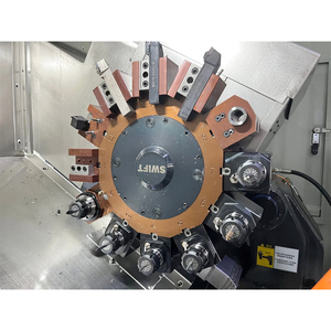 Tốc Độ Cao Kép Trục Chính T80 Độ Chính Xác Cao Sống Điện Tháp Pháo Slant Giường Kim Loại Phay Combo <span class=keywords><strong>CNC</strong></span> Biến Trung Tâm Máy Tiện Máy - Product Image 3