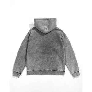Sweat à capuche personnalisable lavé à l'acide Design élégant innovant avec artisanat de haute qualité et appel urbain Sweat à capuche lavé à l'acide strass - Product Image 2