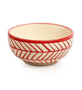 ชามสลัดที่กำหนดเองที่มีคุณภาพสูงชามเซรามิกสไตล์การออกแบบแฟนซีบ้านร้านอาหารที่ใช้รอบเซรามิกผลไม้พยักหน้าจานชามซุป - Product Image 2