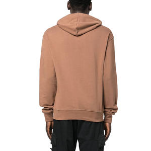 Sweat à capuche à épaules tombantes en coton 100% pour homme, logo personnalisé, coupe régulière, impression personnalisée en relief ODM - Product Image 3