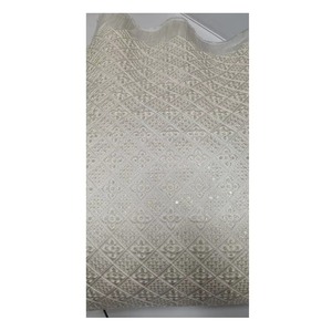 La materia prima textil más vendida, bordado pesado para hombres, tela de seda de poliéster base disponible al mejor precio de la India - Product Image 1