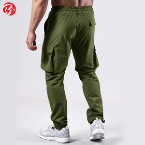 Pantalon ample et décontracté pour la course à pied, pantalon de jogging taille haute pour hommes, avec poches, taille plus ajustée pour adultes - Product Image 3