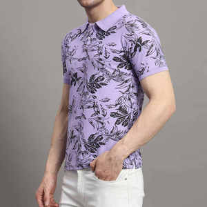 Ropa de talla grande de alta calidad, camiseta Polo para hombre, impresión personalizada, cuello redondo, Manga corta en blanco, 100% algodón, camiseta lisa para hombre - Product Image 5