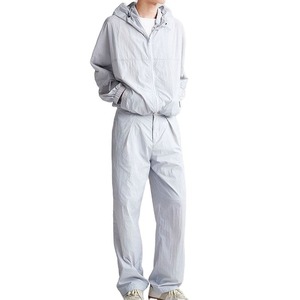 Chándal cortavientos transpirable para hombre, ligero, impermeable, ajustado, ropa deportiva elegante, traje de entrenamiento al aire libre - Product Image 1