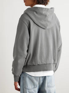 Sudadera con Capucha Extra Grande de Estilo Vintage, 500 Gsm, 100% Algodón, con Cierre, Lavado Ácido, Producto de Primera Calidad de AKO - Product Image 2