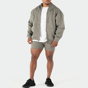 เสื้อฮู้ดผู้ชายพิมพ์ลายโลโก้ดิจิทัลสไตล์วินเทจ - Product Image 6
