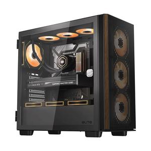CoolerMaster ELITE 560 God Wood, Caja de Juego ATX con Panel Frontal de Madera - Product Image 1