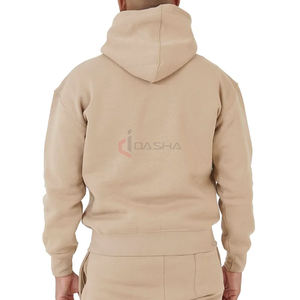 Sweats à capuche vintage lourds en détresse pour hommes impression personnalisée 100% coton Streetwear surdimensionné confortable - Product Image 5