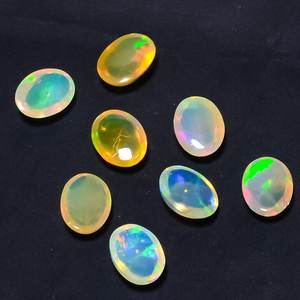 <b>Hot</b> Sale Custom Sizes Ethiopian Opal Cabochon Natural White Loose Gemstone Wholesale Mix Cut Color <b>Play</b> Jewelry Making Minimum - Product Image 2