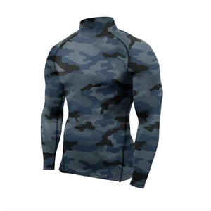 Custom Logo Print high Quality Jiu Jitsu Fitness Swim Rashguards Custom Printed Full Sleeve MMA Adults Boys BJJ Rash Guards - Product Image 4