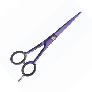 Tijeras de Peluquería con Apoyo para Dedos, Tijeras de Peluquero de Alta Calidad, Hoja Afilada, Color Azul Marino, Recubrimiento Superior de Acero Inoxidable - Product Image 2