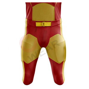 ชุดยูนิฟอร์มอเมริกันฟุตบอลไซส์ XL ขายดีที่สุด คุณภาพสูง พิมพ์ลายด้วยความร้อน ระบายอากาศได้ดี ชุดใหญ่พิเศษ ผลิตจากโพลีเอสเตอร์ 100% - Product Image 6