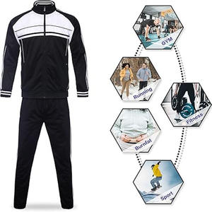 Vêtements de sport personnalisés Polo survêtement à capuche blanc String manches longues hommes survêtement/Jogging costume/fabriqué par la robe de sport - Product Image 3