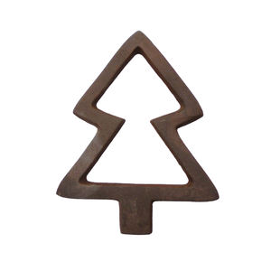 Vajilla de Aluminio de Diseño Elegante, Artículo Decorativo con Acabado Gris para Navidad, Hecho a Mano, Venta al por Mayor - Product Image 4