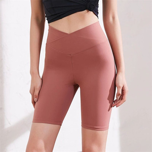 Shorts Deportivos de Cintura Alta para Mujer, Sin Costuras, Transpirables, Lavados, Personalizados |   Pantalones Cortos Deportivos para Gimnasio y Yoga |   Ropa Deportiva Elástica y Ecológica - Product Image 5