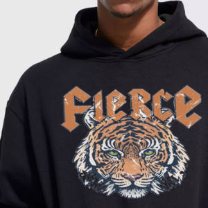 100% algodón mezclado Streetwear sudaderas con capucha de alta calidad 500 Gsm sudaderas de gran tamaño para hombres niños tamaño 6XL teñido liso - Product Image 3