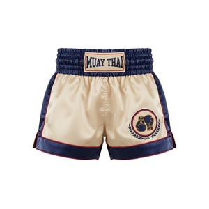 กางเกงมวยไทย MMA สีกรมท่าคลาสสิก ปักโลโก้ตามสั่ง ทนทาน ยืดหยุ่น แห้งเร็ว ระบายอากาศดี สำหรับการแข่งขัน - Product Image 1