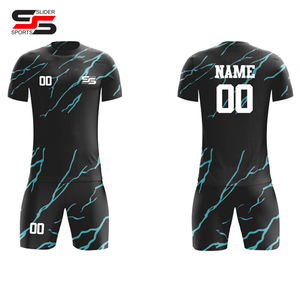 2025 Venta al por mayor Última temporada Club de fútbol Jersey Sublimación Kit de uniforme de fútbol para hombres Conjuntos de fútbol clásicos de grado superior - Product Image 1