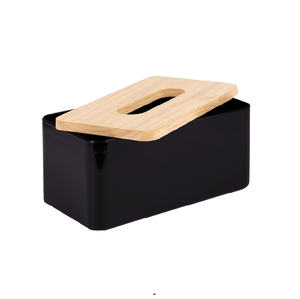 High Quality Solid Wood Napkin Dispenser Personalized Black Storage <b>Box</b> with Excellent Finish Handmade <b>Tissue</b> <b>Holder</b> Kitchen Use - Product Image 2
